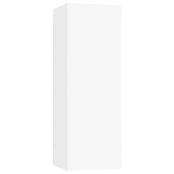 vidaXL Móveis de TV 2 pcs 30,5x30x90 cm derivados de madeira branco
