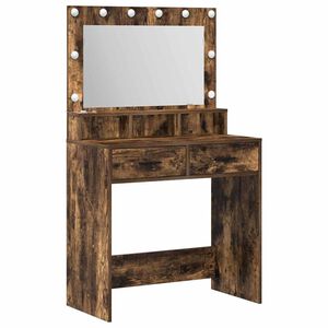 vidaXL Mesa de vestir Carvalho Defumado 79 x 41 x 135 cm