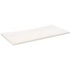 vidaXL Tampo de secret&aacute;ria 110x55x2,5 cm pinho maci&ccedil;o branco