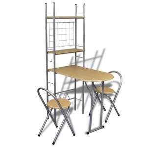 Conjunto de Bar, de Pequeno-Almo&ccedil;o com 2 Cadeiras