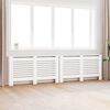 vidaXL Coberturas de radiador 2 pcs 152x19x81,5 cm MDF branco