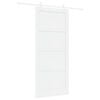 vidaXL Porta Deslizante 93 x 211 cm Derivados de Madeira Branco
