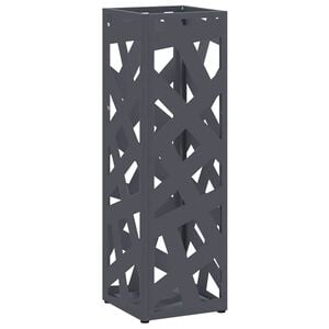 vidaXL Suporte para Guarda-chuva de chuva Antracite A&ccedil;o