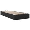 vidaXL Otomano Bed Frame No Colchão Preto 80x200 cm Veludo