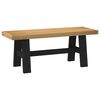 vidaXL Banco de Jantar NOAIN 120 x 41 x 45 cm Madeira de pinho maci&ccedil;o