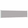 vidaXL Toldo lateral retr&aacute;til para p&aacute;tio 117x514 cm cinzento