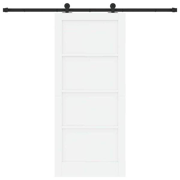 vidaXL Porta Deslizante ORKDAL Branco 86 x 198,5 cm