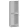 vidaXL Nichos de Chuveiro Prateado 60 x 20 x 9,5 cm A&ccedil;o inoxid&aacute;vel