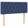 vidaXL Cama boxspring com colch&atilde;o 120x190 cm tecido azul