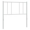 vidaXL Cabeceira de substitui&ccedil;&atilde;o 107 cm metal branco