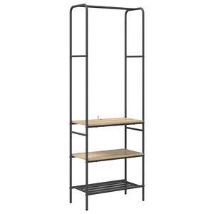 vidaXL Suporte para Roupas Carvalho Sonoma 60 x 30 x 171 cm