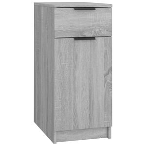 vidaXL Arm&aacute;rio de secret&aacute;ria 33,5x50x75cm deriv. madeira sonoma cinza