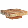 vidaXL Mesa de centro 80x80x28 cm madeira recuperada maci&ccedil;a