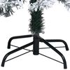 vidaXL Árvore de Natal artificial com flocos de neve 400 cm PVC verde