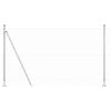 vidaXL Cerca com Postes Prateado 1.5 x 10 m A&ccedil;o
