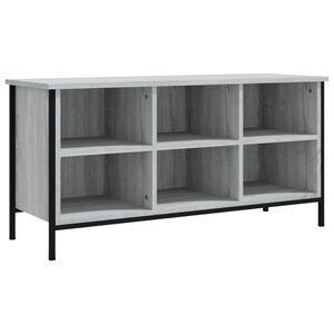 vidaXL Sapateira 100x35x50 cm derivados de madeira cinzento sonoma