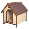 Kerbl Casota para c&atilde;es 4 esta&ccedil;&otilde;es 100x83x94 cm castanha 81349