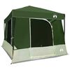 vidaXL Conjunto de Tenda de Camping 2 pcs Verde Tafet&aacute; e Tecido