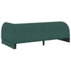 vidaXL Estrutura de Cama de Canto com Colch&atilde;o 2 pcs Verde Veludo