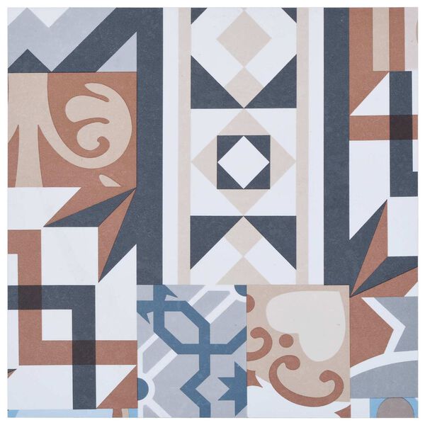 vidaXL Pranchas de Piso 55 pcs Multicolor 5,11 m&sup2; PVC