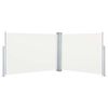 vidaXL Toldo lateral retr&aacute;til 100x1000 cm creme