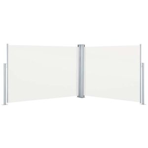 vidaXL Toldo lateral retr&aacute;til 100x1000 cm creme