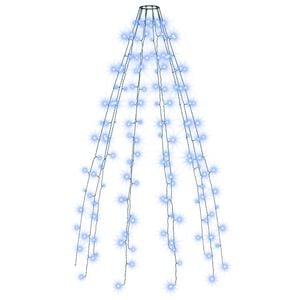 vidaXL Cord&atilde;o de luzes &aacute;rvore de Natal 150 luzes LED 150 cm azul