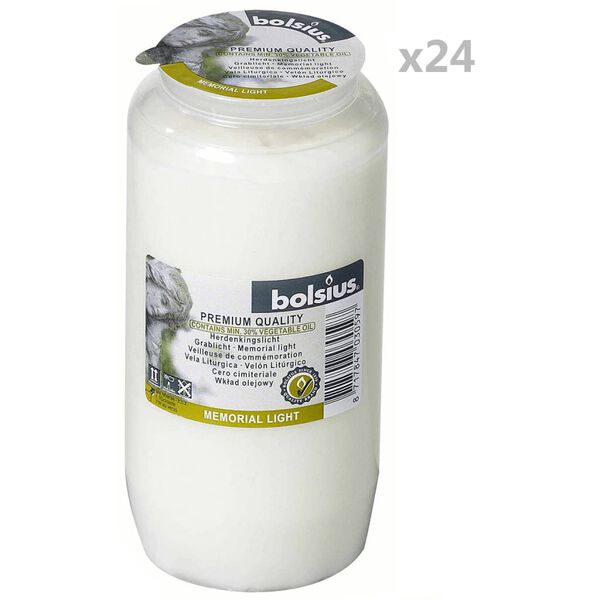 Bolsius Vela litúrgica Compo No 7 24 pcs transparente