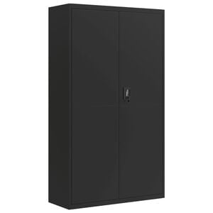 vidaXL Arquivador 105x40x180 cm a&ccedil;o preto