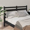 vidaXL Cabeceira de cama 186x4x100 cm pinho maci&ccedil;o preto
