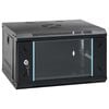 vidaXL Arm&aacute;rio de rede de parede 6U 19" IP20 53x40x30 cm