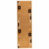 vidaXL Tapete Runner FLORNES Tecido Bege PP 7 mm