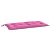 vidaXL Almofadões p/ banco de jardim 2 pcs 100x50x7 cm tecido rosa