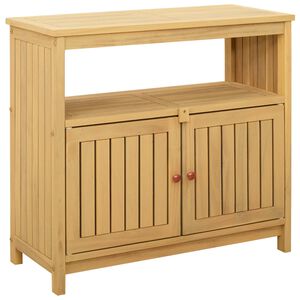 vidaXL Mesa Console de Jardim Ac&aacute;cia clara 80 x 35 x 75 cm