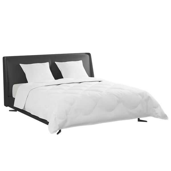 vidaXL Conjunto de Edredom com travesseiro 3 pcs Branco Pena de ganso