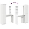 vidaXL Mesa 2 pcs Branco