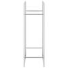 vidaXL Suporte para lenha 80x28x86 cm a&ccedil;o inoxid&aacute;vel