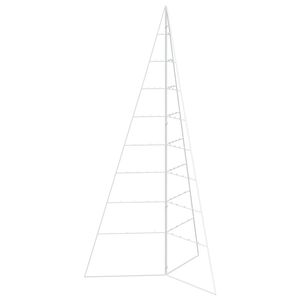 vidaXL &Aacute;rvore de Natal de metal com suporte dobr&aacute;vel KUOPIO 180 cm A&ccedil;o
