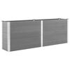 vidaXL Canteiro elevado de jardim 250x50x91 cm WPC cinzento