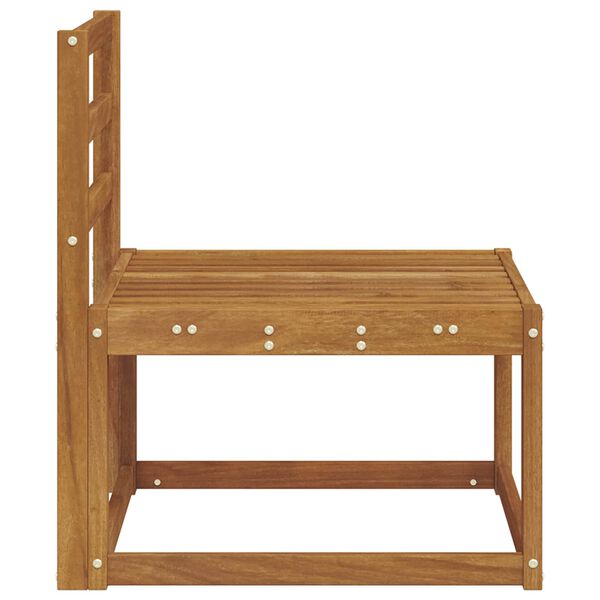 vidaXL Sof&aacute; M&eacute;dio Externo Madeira S&oacute;lida de Ac&aacute;cia Natural