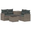 vidaXL Conjunto de Sof&aacute;s 6 unid. Cinza e Cinza Escuro