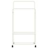vidaXL Suporte para Roupas com prateleira Branco 80 x 53 x 156 cm