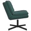 vidaXL Cadeira Relaxante Girat&oacute;ria Verde Escuro 63 x 75 x 76 cm Veludo