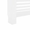 vidaXL Coberturas de radiador 2 pcs 112x19x81,5 cm MDF branco