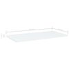 vidaXL Prateleiras para estante 8 pcs 60x30x1,5cm contraplacado branco