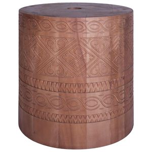 vidaXL Base para chap&eacute;u de sol 28.05 kg Natural Madeira S&oacute;lida