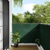 vidaXL Tela de varanda 120x800 cm 100% poli&eacute;ster oxford verde-escuro