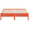 vidaXL Cama sem colch&atilde;o 140x200 cm madeira pinho maci&ccedil;a castanho-mel