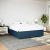 vidaXL Estrutura de cama 200x200 cm veludo azul