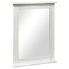 vidaXL Espelho Retangular VIGO Branco Antigo 55,5 x 5 x 70 cm
